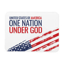 Imán Unites States One Nation Under God Sign