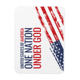 Imán Unites States One Nation Under God Sign