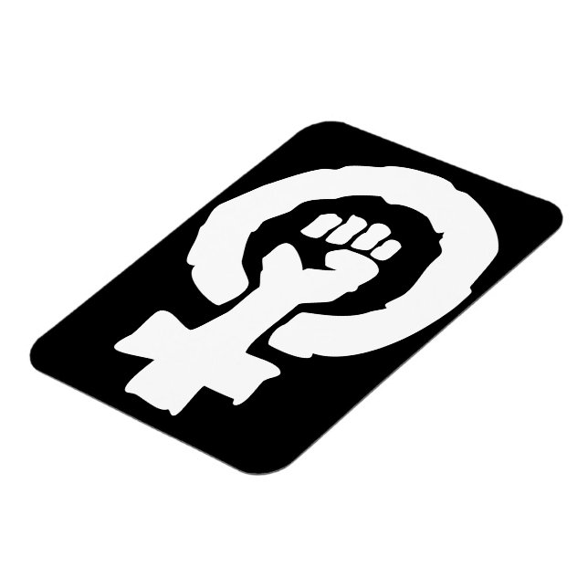Imán Universal Female symbol Solidarity hand (Lado Izquierdo)