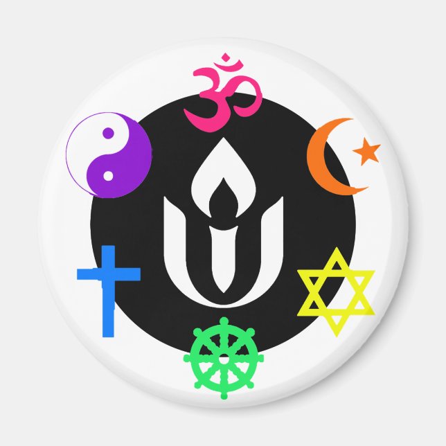 Imán Universalismo unitario religiones mundiales (Frente)
