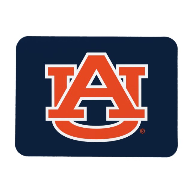 Imán Universidad Auburn | Logo de Auburn UA (Horizontal)
