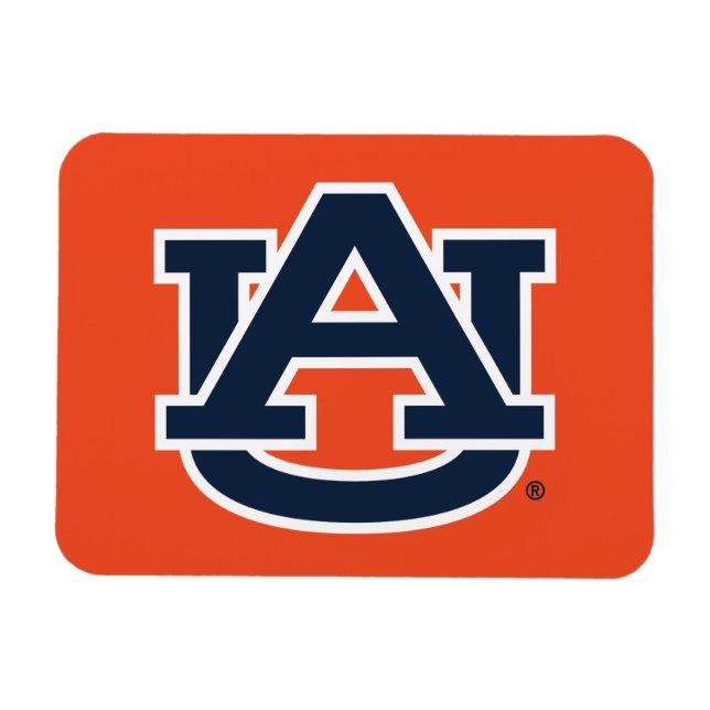 Imán Universidad Auburn | Logo de Auburn UA (Horizontal)