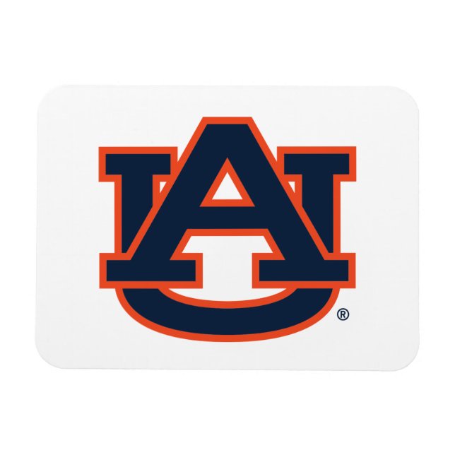 Imán Universidad Auburn | Logo de Auburn UA (Horizontal)