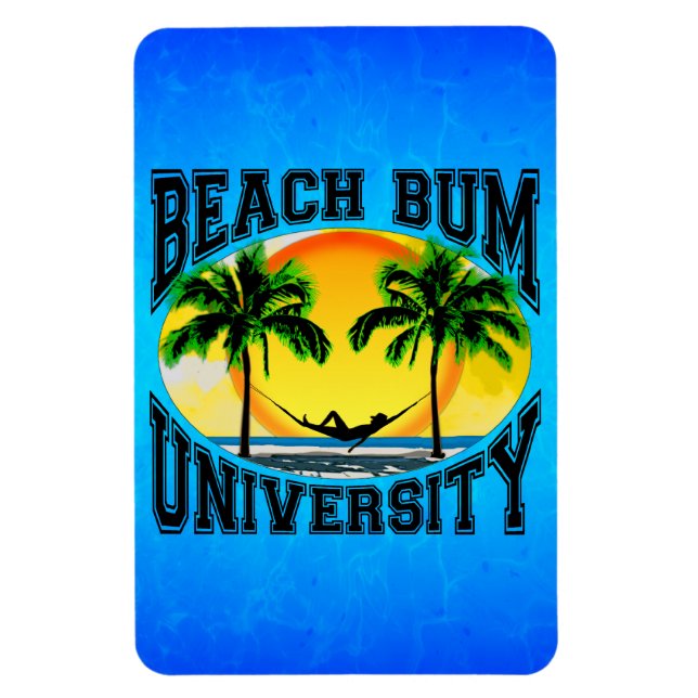 Imán Universidad Beach Bum (Vertical)