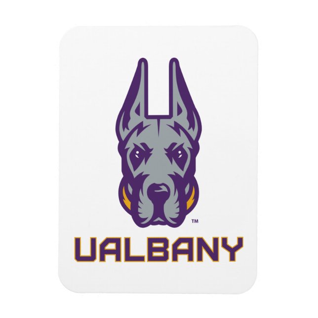 Imán Universidad de Albany Great Danes (Vertical)
