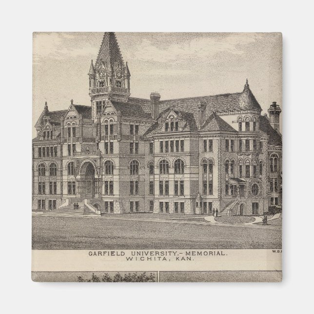 Imán Universidad de Garfield, Kansas (Frente)