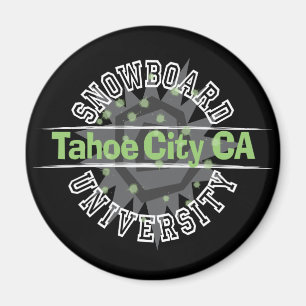 Imán Universidad de la snowboard - ciudad CA de Tahoe