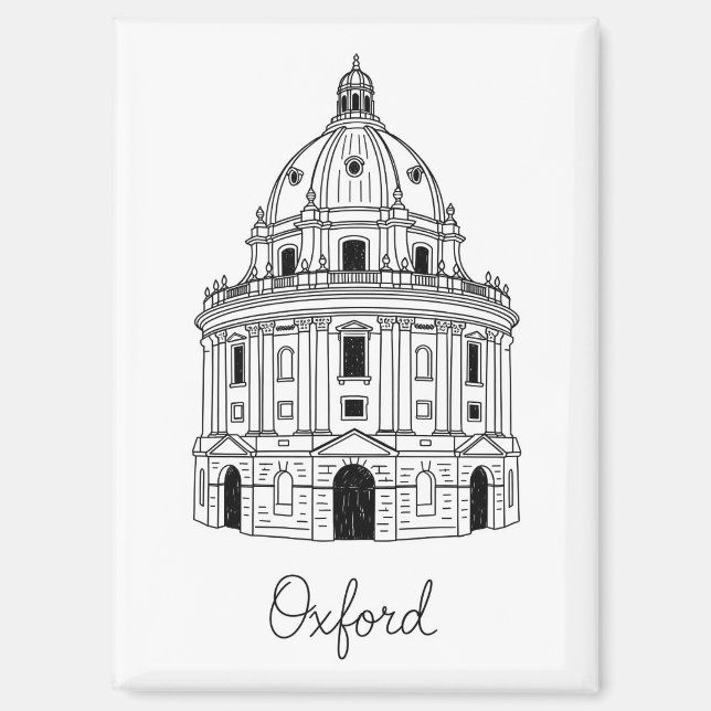 Imán Universidad de Oxford Radcliffe Camera Inglaterra  (Anverso)