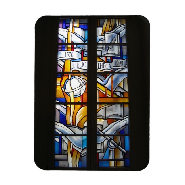 Imán Universidad de Vilnius. Vidrio Mantenido de la Bib (Vertical)