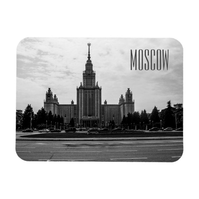 Imán Universidad Estatal de Lomonosov de Moscú (Horizontal)