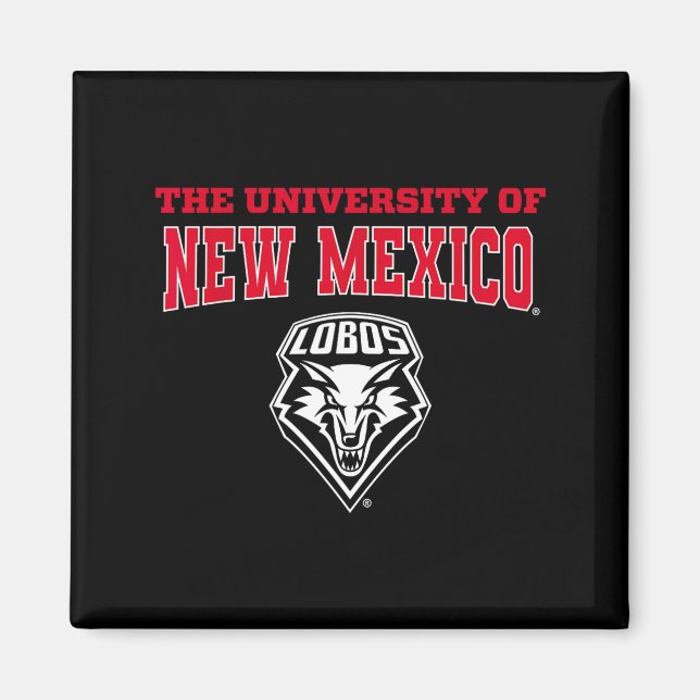 Imán University Of New Mexico Unm Lobos Ncaa Unm&#   (Frente)