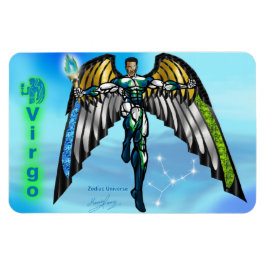 Imán Universo Zodiaco - 4 x 6 Virgo Magnet.