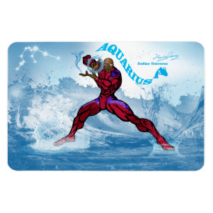 Imán Universo zodiaco - Aquarius Magnet