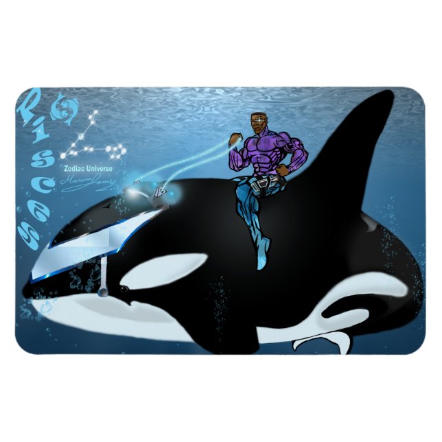 Imán Universo Zodiaco - Pisces Magnet (Horizontal)