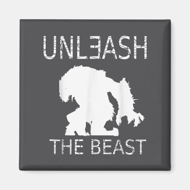 Imán Unleahe Workout Motivation Gym Graphic  (Frente)