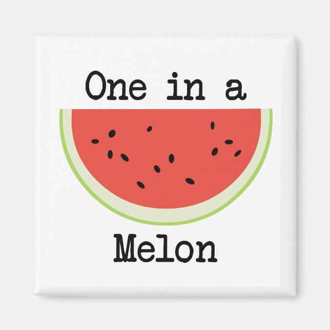 Imán Uno en un melón (Frente)