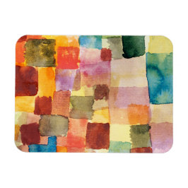 Imán Untitled abstract watercolor squares - Paul Klee