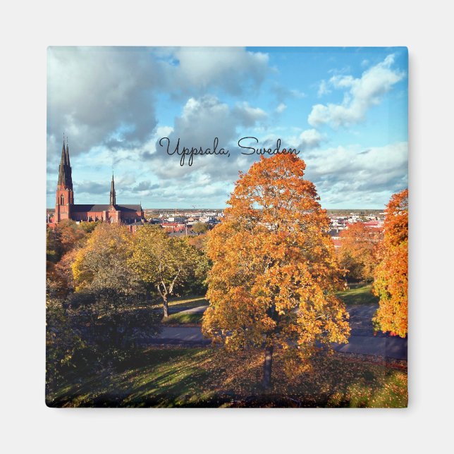 Imán Uppsala, paisaje de Suecia (Frente)