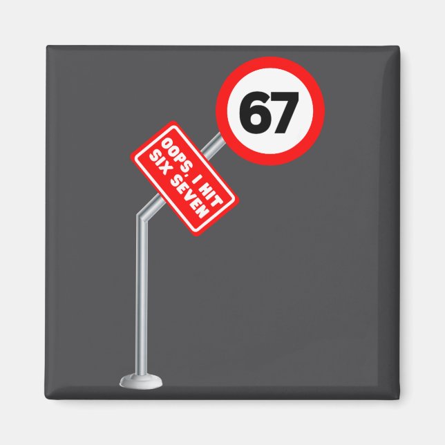 Imán Ups Me Equivoqué Seis Siete 6 7 Meme Divertido Bra (Frente)