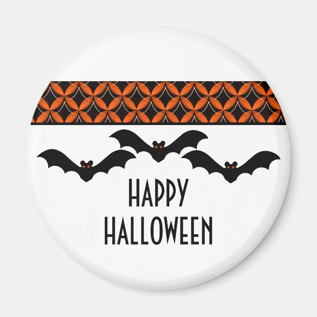 Imán Uptown Glam Bats Halloween Magnet (Frente)