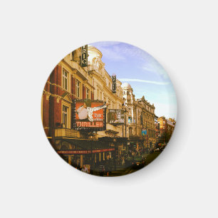 Imán Urban Vintage Downtown Cityscape