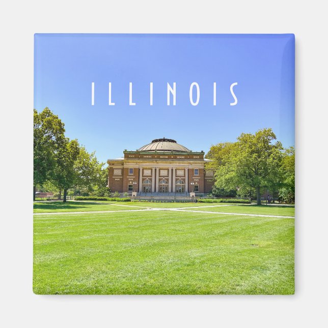 Imán Urbana Champaign Illinois Magnet (Frente)