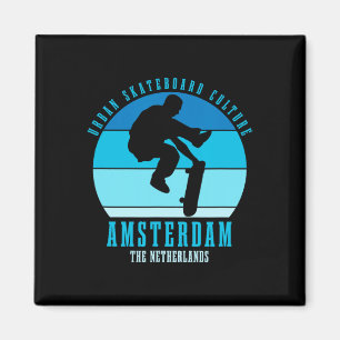 Imán Urnio de patinador de Amsterdam Patinaje 3
