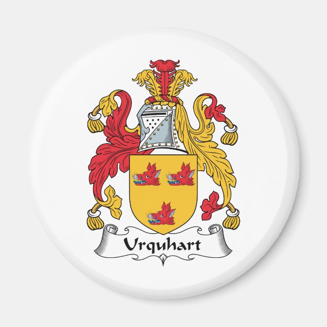 Imán Urquhart Family Crest (Frente)