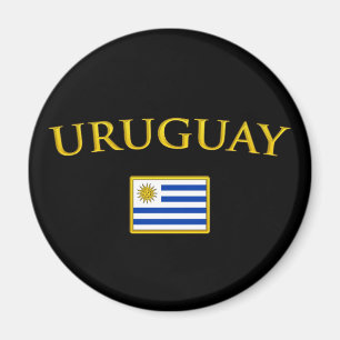Imán Uruguay de oro