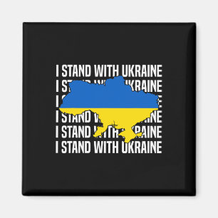 Imán Usa Apoya Bandera De Ucrania Amor Ucraniano Yo Apo