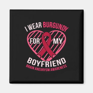 Imán Usa Borgoña Para Awarene Aneurysm Brain Boyfriend