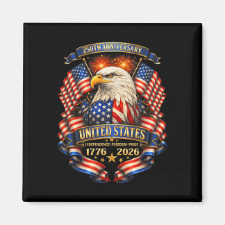 Imán Usa Independencia 250 Aniversario 1776 2026 Patri