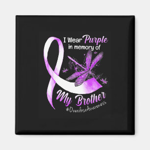 Imán Usa Púrpura En Memoria De Mi Hermano, Consciente D