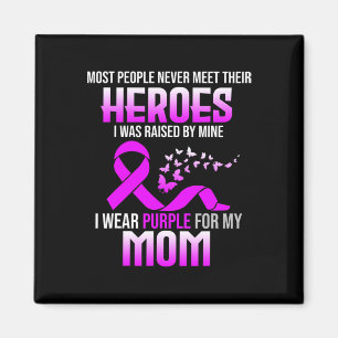 Imán Usa Púrpura Para Mamá Conciencia Pancreática Sobre