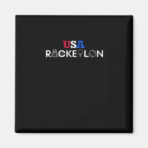 Imán Usa Racketlon - Tenis de Mesa Bádminton Squash Ten