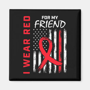Imán Usa Rojo Para Concienciar A Mi Amigo Sobre Las Enf