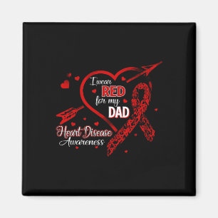 Imán Usa Rojo Para Mi Papá Enfermedad Cardíaca, La Cint