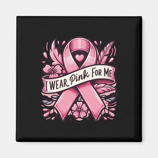 Imán Usa Rosa Para Mí Para Concienciar Sobre El Cáncer  (Frente)