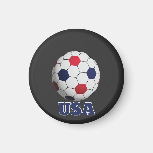 Imán USA Soccer Throw Pillow (Frente)