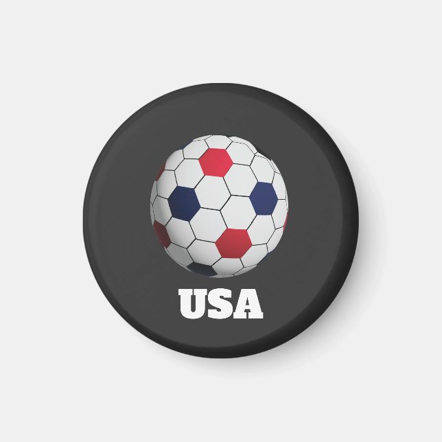 Imán USA Soccer Throw Pillow (Frente)