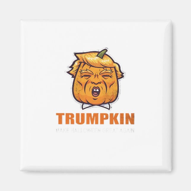 Imán Usa Trumpkin Hizo Que Halloween Fuera Grande De Nu (Frente)