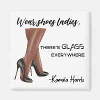 Usa zapatos, damas, hay vidrio, Kamala Harris