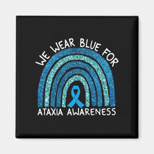 Imán Usamos Azul Para Concienciación Ataxia Regalo Arco
