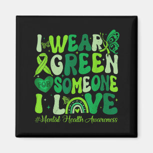 Imán Usar Camisa Verde para el Mes de Concientización s
