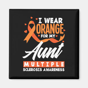 Imán Usar Naranja Para Mi Tía Esclerosis Múltiple Aware