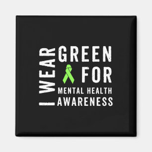 Imán Usar Verde Para Concienciación Sobre Salud Mental
