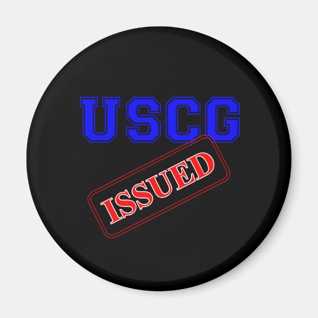 Imán uscgissuedblk (Frente)