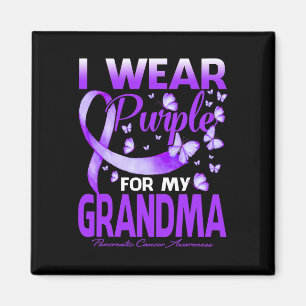 Imán Usé Púrpura Para Mi Abuela Cáncer Pancreático Awa