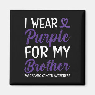 Imán Usé Púrpura Para Mi Hermano Cáncer Pancreático Awa