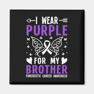 Imán Usé Púrpura Para Mi Hermano Cáncer Pancreático Awa